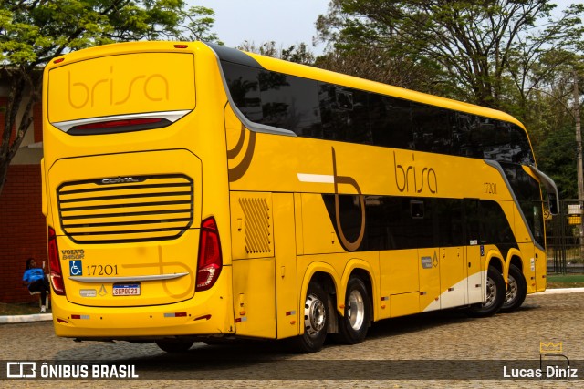 Brisa Ônibus 17201 na cidade de Juiz de Fora, Minas Gerais, Brasil, por Lucas Diniz. Número da foto: #12788728.