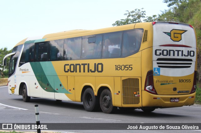 Empresa Gontijo de Transportes 18055 na cidade de Piraí, Rio de Janeiro, Brasil, por José Augusto de Souza Oliveira. Número da foto: #12788954.