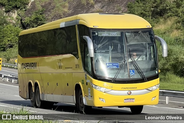 Viação Nova Itapemirim 20716 na cidade de Areal, Rio de Janeiro, Brasil, por Leonardo Oliveira. Número da foto: #12788945.