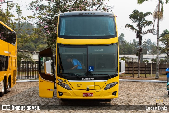 Brisa Ônibus 11871 na cidade de Juiz de Fora, Minas Gerais, Brasil, por Lucas Diniz. Número da foto: #12788704.