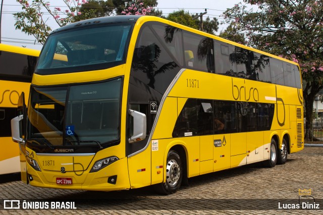 Brisa Ônibus 11871 na cidade de Juiz de Fora, Minas Gerais, Brasil, por Lucas Diniz. Número da foto: #12788710.
