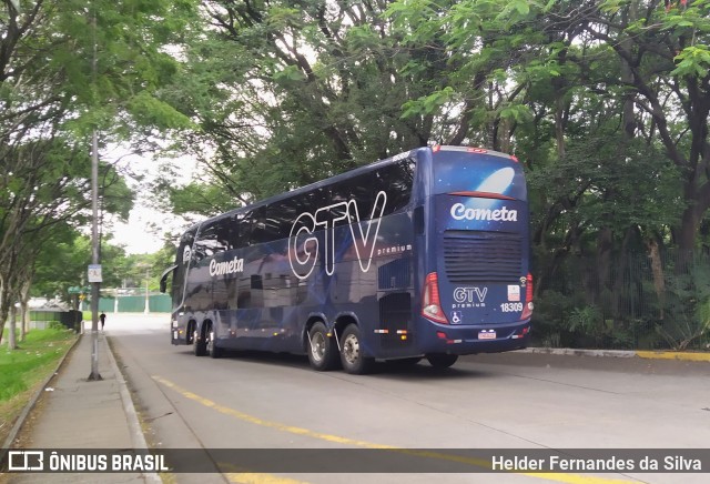 Viação Cometa 18309 na cidade de São Paulo, São Paulo, Brasil, por Helder Fernandes da Silva. Número da foto: #12789099.