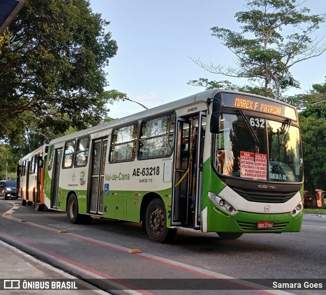 Transurb AE-63218 na cidade de Belém, Pará, Brasil, por Samara Goes. Número da foto: #12790375.