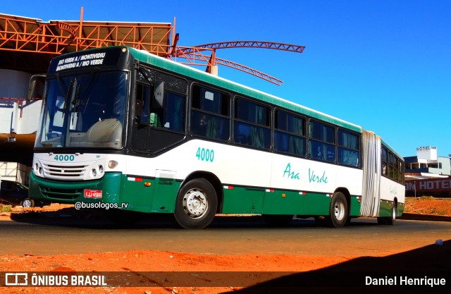 Viação Asa Verde 4000 na cidade de Rio Verde, Goiás, Brasil, por Daniel Henrique. Número da foto: #12788909.
