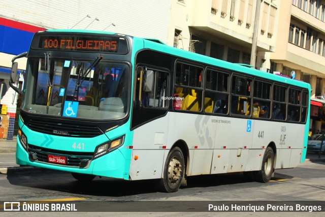 VSFL - Viação São Francisco 441 na cidade de Juiz de Fora, Minas Gerais, Brasil, por Paulo Henrique Pereira Borges. Número da foto: #12790544.