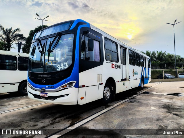 Viação São Pedro 0325001 na cidade de Manaus, Amazonas, Brasil, por João Pbs. Número da foto: #12791174.