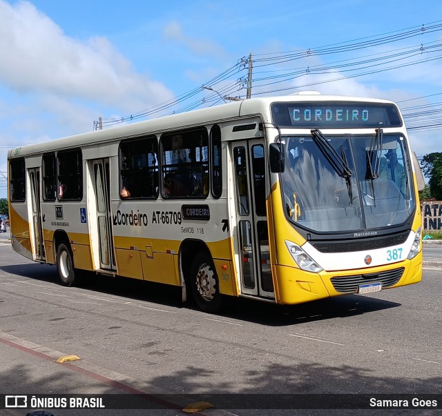 Empresa de Transportes Nova Marambaia AT-66709 na cidade de Belém, Pará, Brasil, por Samara Goes. Número da foto: #12791525.