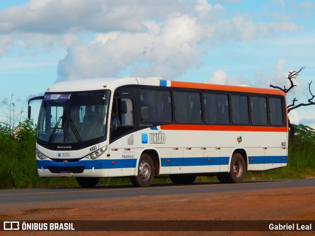 Expresso União 4037 na cidade de Arcos, Minas Gerais, Brasil, por Gabriel Leal. Número da foto: #12792448.