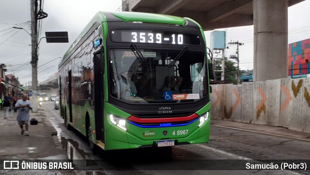 Express Transportes Urbanos Ltda 4 8967 na cidade de São Paulo, São Paulo, Brasil, por Samucão (Pobr3). Número da foto: #12791149.