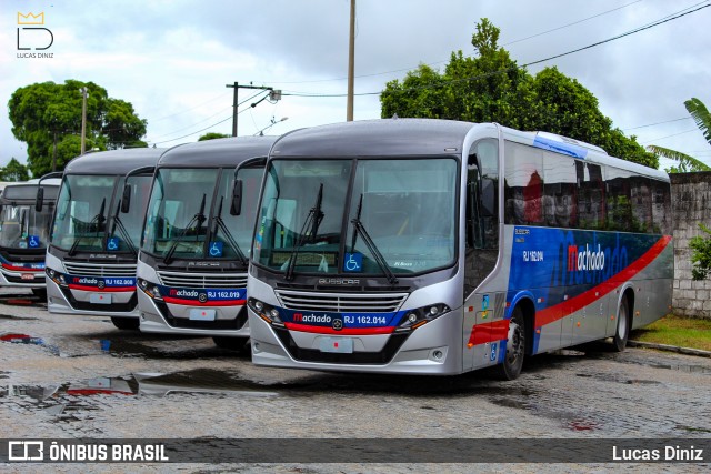 Transportes Machado RJ 162.014 na cidade de Magé, Rio de Janeiro, Brasil, por Lucas Diniz. Número da foto: #12791239.