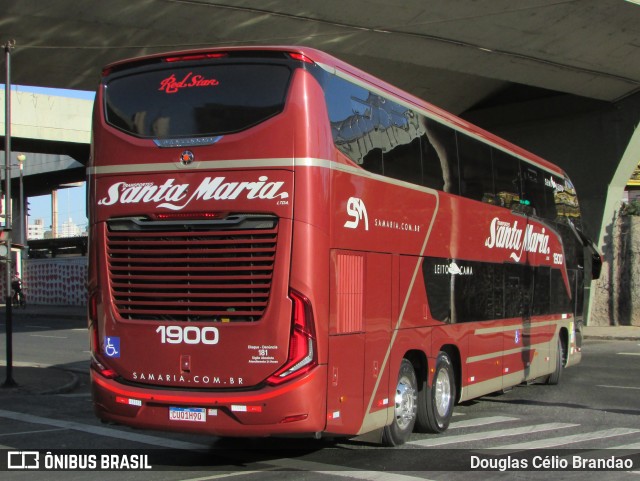 Santa Maria Fretamento e Turismo > Transportes Santa Maria(SP) 1900 na cidade de Belo Horizonte, Minas Gerais, Brasil, por Douglas Célio Brandao. Número da foto: #12792959.