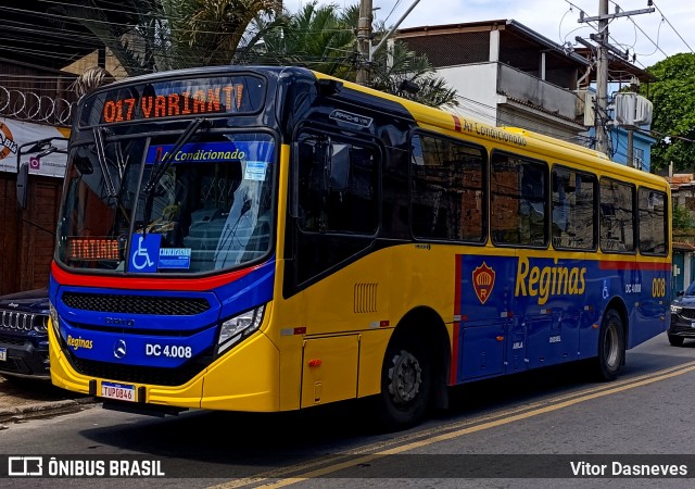 Auto Viação Reginas DC 4.008 na cidade de Duque de Caxias, Rio de Janeiro, Brasil, por Vitor Dasneves. Número da foto: #12792169.