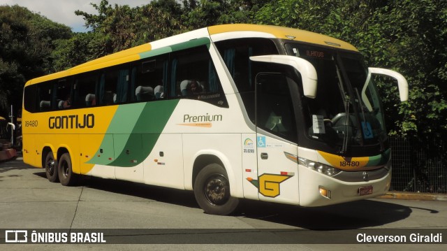 Empresa Gontijo de Transportes 18480 na cidade de São Paulo, São Paulo, Brasil, por Cleverson Giraldi. Número da foto: #12791238.