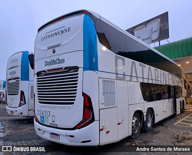 Auto Viação Catarinense 324313 na cidade de Quatro Barras, Paraná, Brasil, por Andre Santos de Moraes. Número da foto: #12791485.