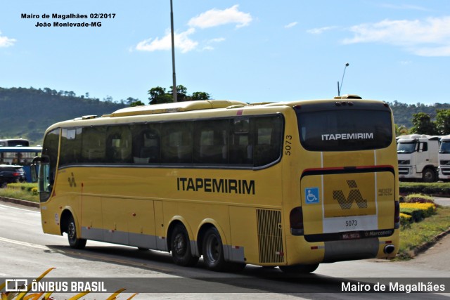 Viação Itapemirim 5073 na cidade de João Monlevade, Minas Gerais, Brasil, por Mairo de Magalhães. Número da foto: #12791939.