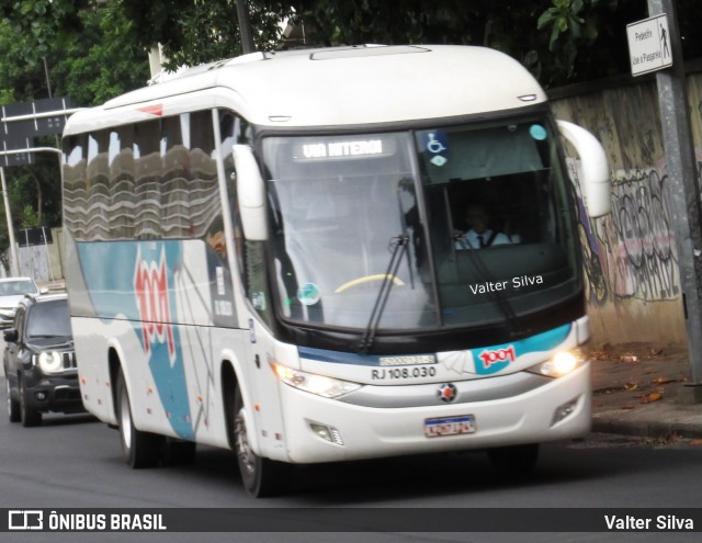 Auto Viação 1001 RJ 108.030 na cidade de Rio de Janeiro, Rio de Janeiro, Brasil, por Valter Silva. Número da foto: #12791488.