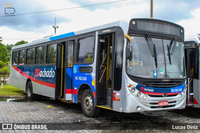Transportes Machado RJ 162.036 na cidade de Magé, Rio de Janeiro, Brasil, por Lucas Diniz. Número da foto: #12791147.