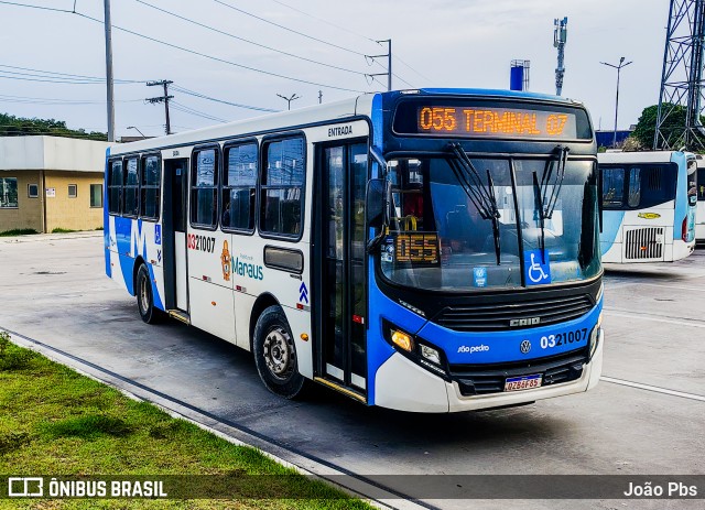 Viação São Pedro 0321007 na cidade de Manaus, Amazonas, Brasil, por João Pbs. Número da foto: #12791169.