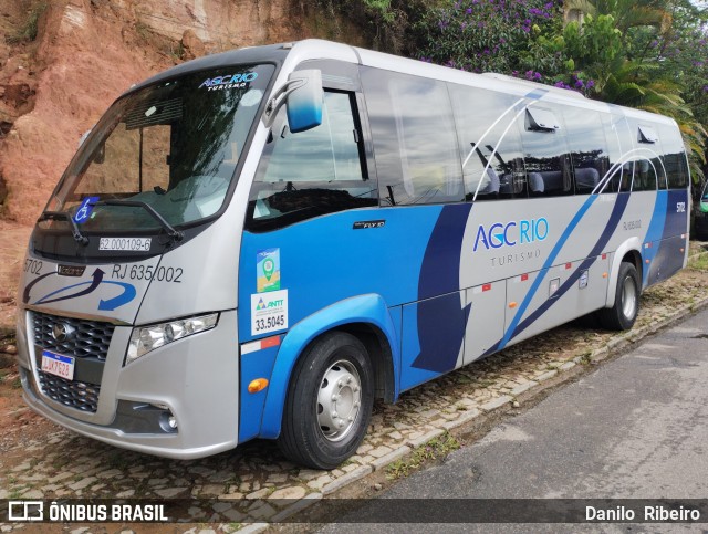 AGC Rio Turismo 5702 na cidade de Valença, Rio de Janeiro, Brasil, por Danilo  Ribeiro. Número da foto: #12792279.