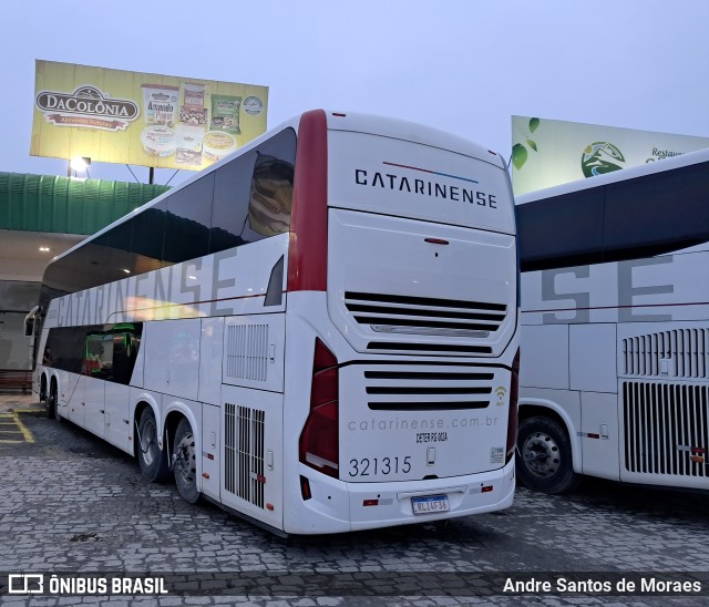 Auto Viação Catarinense 321315 na cidade de Quatro Barras, Paraná, Brasil, por Andre Santos de Moraes. Número da foto: #12791508.