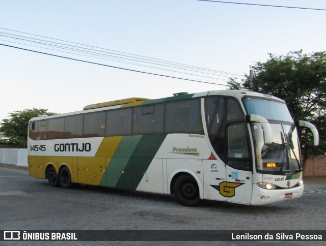 Empresa Gontijo de Transportes 14545 na cidade de Caruaru, Pernambuco, Brasil, por Lenilson da Silva Pessoa. Número da foto: #12792330.