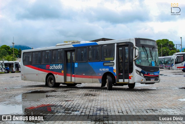 Transportes Machado RJ 162.013 na cidade de Magé, Rio de Janeiro, Brasil, por Lucas Diniz. Número da foto: #12791201.