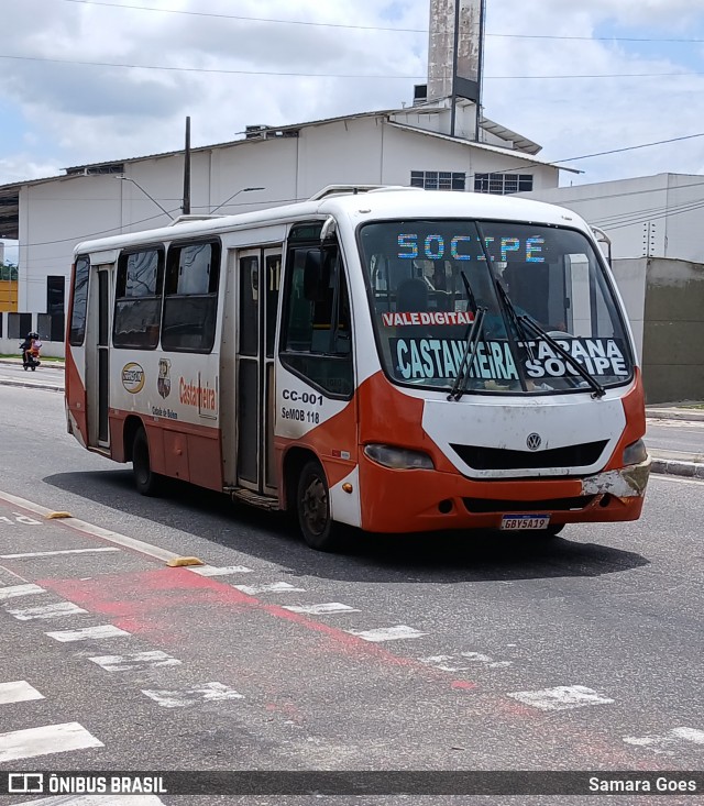Transuni Transportes CC-001 na cidade de Belém, Pará, Brasil, por Samara Goes. Número da foto: #12791962.