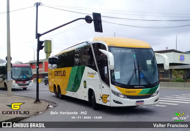 Empresa Gontijo de Transportes 19655 na cidade de Belo Horizonte, Minas Gerais, Brasil, por Valter Francisco. Número da foto: #12791571.