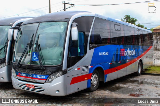 Transportes Machado RJ 162.003 na cidade de Magé, Rio de Janeiro, Brasil, por Lucas Diniz. Número da foto: #12791173.