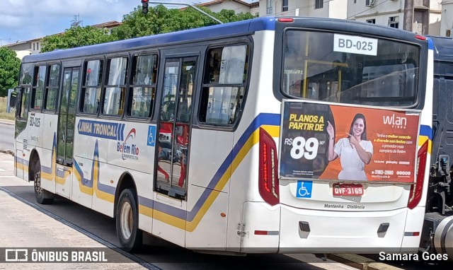Belém Rio Transportes BD-025 na cidade de Belém, Pará, Brasil, por Samara Goes. Número da foto: #12791555.