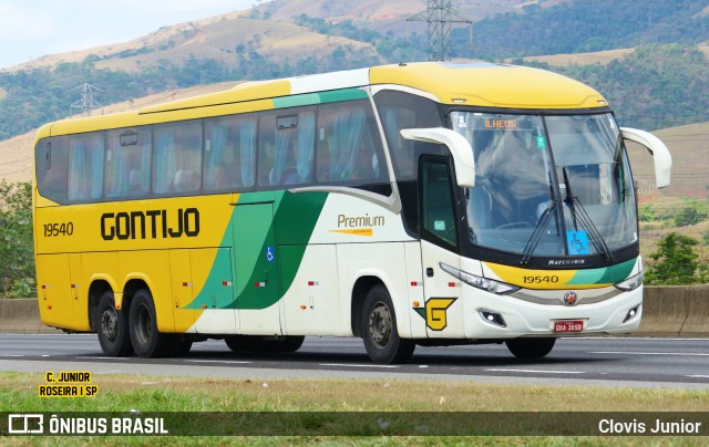 Empresa Gontijo de Transportes 19540 na cidade de Roseira, São Paulo, Brasil, por Clovis Junior. Número da foto: #12791873.