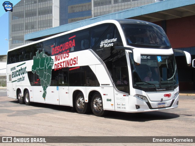 Eucatur - Empresa União Cascavel de Transportes e Turismo 5540 na cidade de Porto Alegre, Rio Grande do Sul, Brasil, por Emerson Dorneles. Número da foto: #12791330.