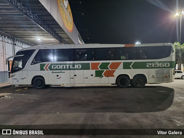 Empresa Gontijo de Transportes 21360 na cidade de Catalão, Goiás, Brasil, por Vitor Galera. Número da foto: #12790773.