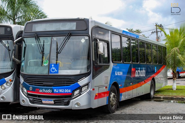 Transportes Machado RJ 162.004 na cidade de Magé, Rio de Janeiro, Brasil, por Lucas Diniz. Número da foto: #12791181.