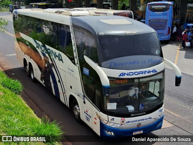 Empresa de Transportes Andorinha 7007 na cidade de Ribeirão Preto, São Paulo, Brasil, por Daniel Aparecido De Souza. Número da foto: #12791203.
