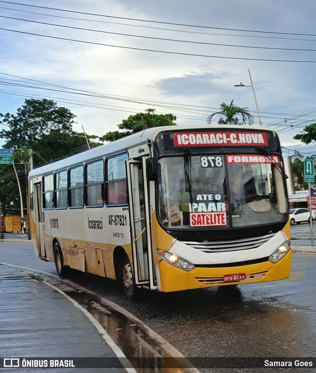Viação Forte AF-87821 na cidade de Belém, Pará, Brasil, por Samara Goes. Número da foto: #12791583.