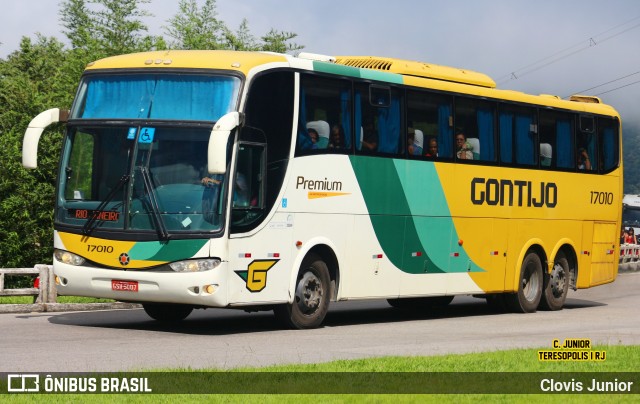 Empresa Gontijo de Transportes 17010 na cidade de Teresópolis, Rio de Janeiro, Brasil, por Clovis Junior. Número da foto: #12791880.