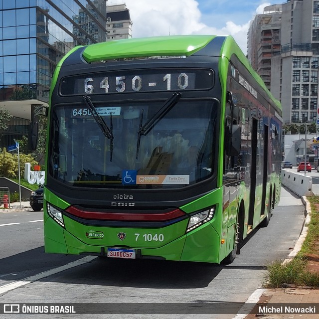 Viação Campo Belo 7 1040 na cidade de São Paulo, São Paulo, Brasil, por Michel Nowacki. Número da foto: #12793197.