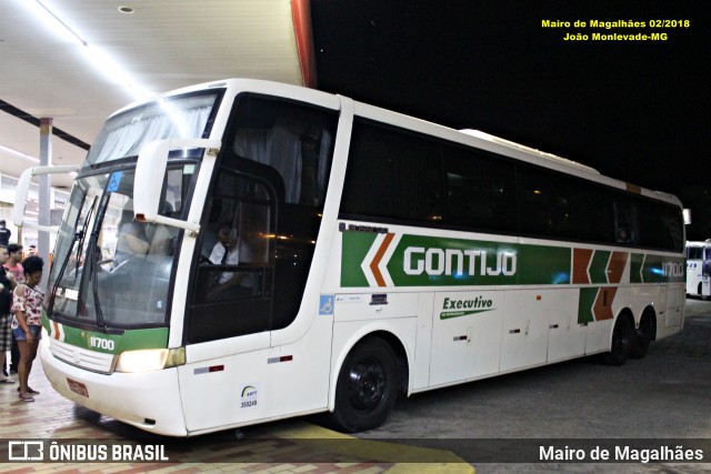Empresa Gontijo de Transportes 11700 na cidade de João Monlevade, Minas Gerais, Brasil, por Mairo de Magalhães. Número da foto: #12792080.