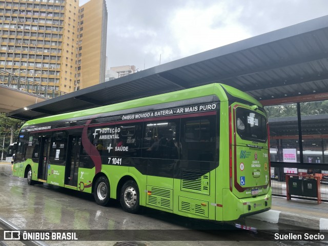 Viação Campo Belo 7 1041 na cidade de São Paulo, São Paulo, Brasil, por Suellen Secio. Número da foto: #12793980.