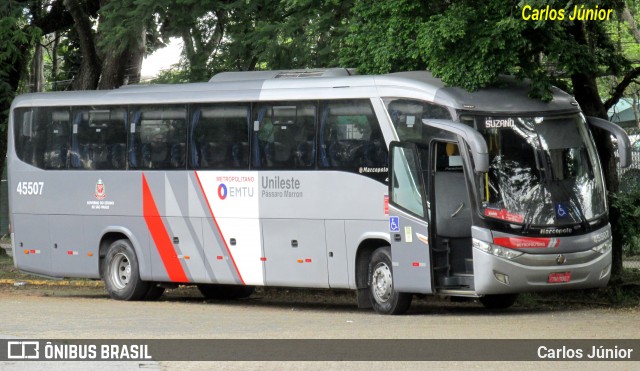 Empresa de Ônibus Pássaro Marron 45507 na cidade de São Paulo, São Paulo, Brasil, por Carlos Júnior. Número da foto: #12793741.