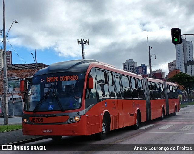 Expresso Azul JE705 na cidade de Curitiba, Paraná, Brasil, por André Lourenço de Freitas. Número da foto: #12794995.