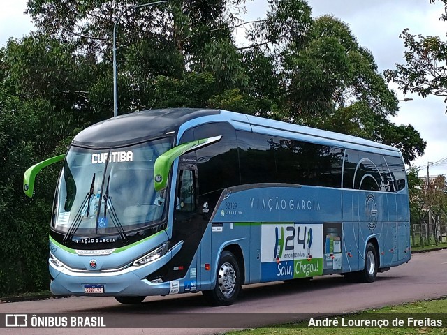 Viação Garcia 82129 na cidade de Curitiba, Paraná, Brasil, por André Lourenço de Freitas. Número da foto: #12794958.