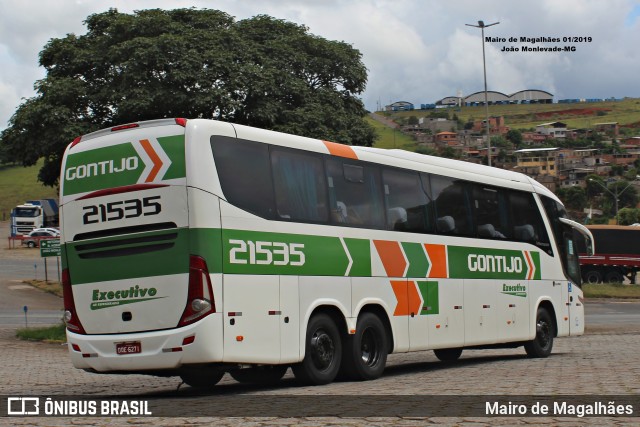 Empresa Gontijo de Transportes 21535 na cidade de João Monlevade, Minas Gerais, Brasil, por Mairo de Magalhães. Número da foto: #12793951.