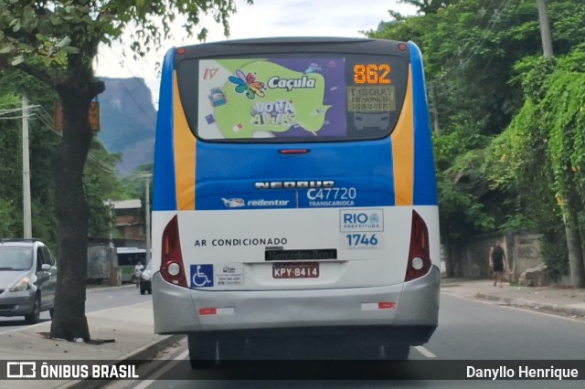 Viação Redentor C47720 na cidade de Rio de Janeiro, Rio de Janeiro, Brasil, por Danyllo Henrique. Número da foto: #12793730.