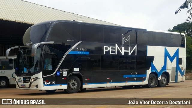 Empresa de Ônibus Nossa Senhora da Penha 64035 na cidade de Maringá, Paraná, Brasil, por João Vitor Bezerra Destefani. Número da foto: #12794011.