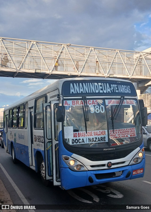 Transportes Barata BN-98023 na cidade de Ananindeua, Pará, Brasil, por Samara Goes. Número da foto: #12794675.