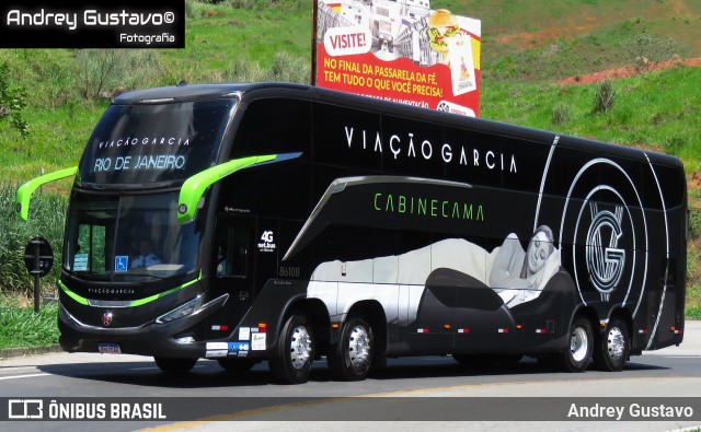 Viação Garcia 86108 na cidade de Aparecida, São Paulo, Brasil, por Andrey Gustavo. Número da foto: #12795481.