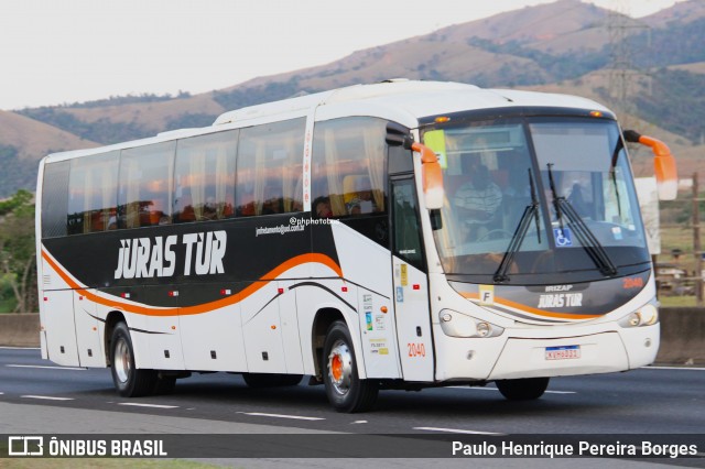 Juras Tur Transporte e Turismo Eireli 2040 na cidade de Roseira, São Paulo, Brasil, por Paulo Henrique Pereira Borges. Número da foto: #12793942.