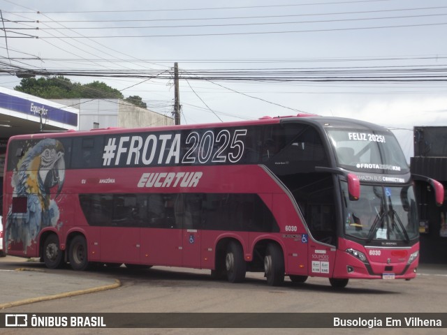 Eucatur - Empresa União Cascavel de Transportes e Turismo 6030 na cidade de Vilhena, Rondônia, Brasil, por Busologia Em Vilhena. Número da foto: #12793640.